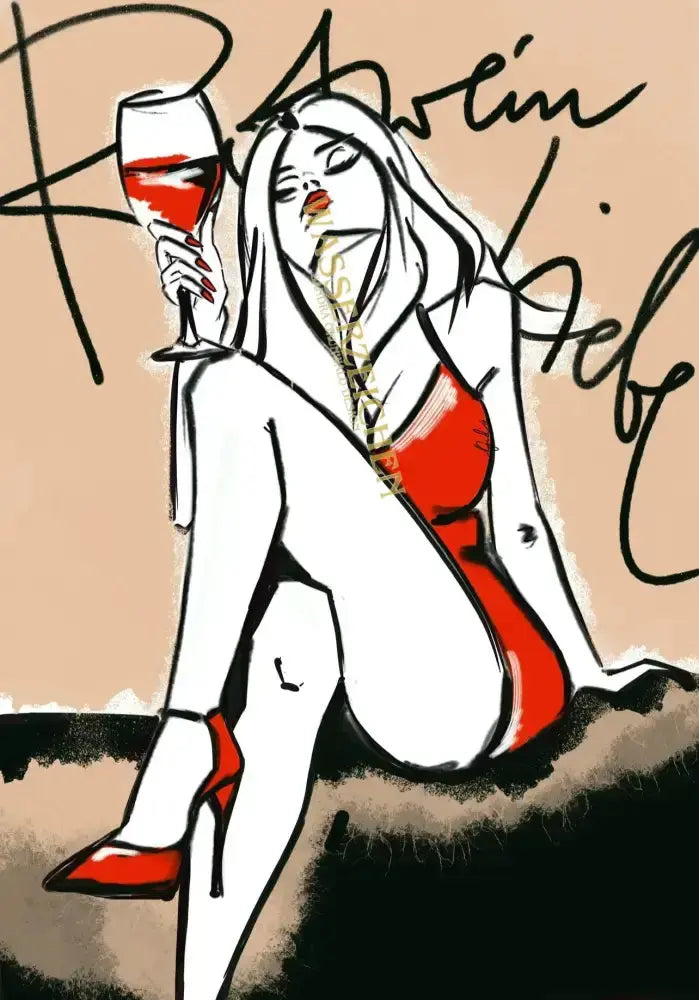 RED WINE LOVE SANDRAGRUNWALDDESIGN