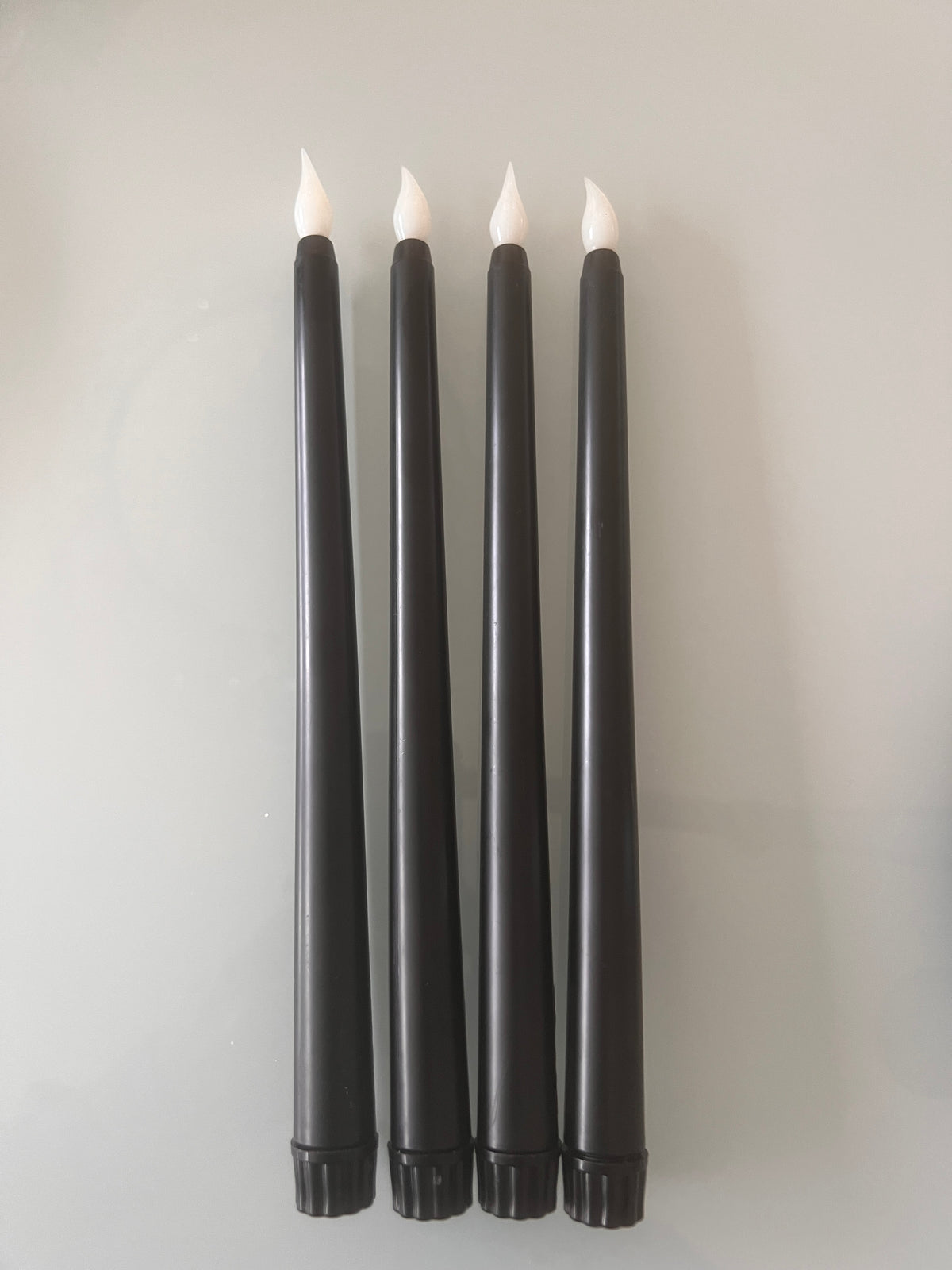 Stabkerze Led 4er-Set in Farbe schwarz