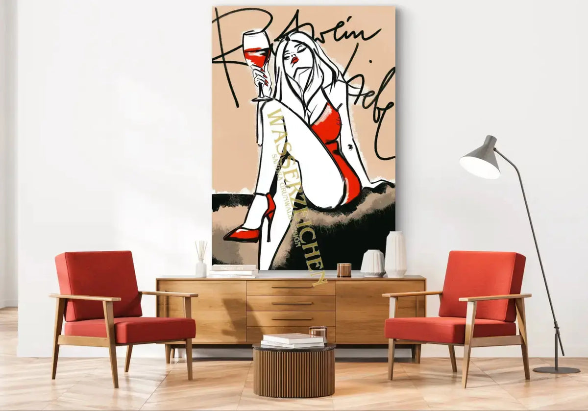 RED WINE LOVE SANDRAGRUNWALDDESIGN