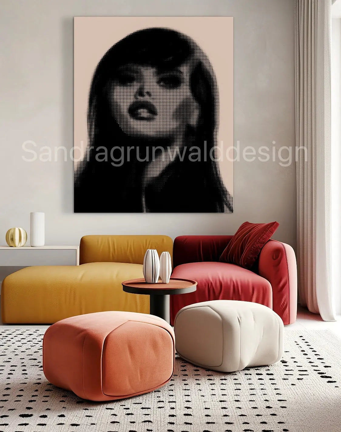 FRAGMENTED FACE SANDRAGRUNWALDDESIGN